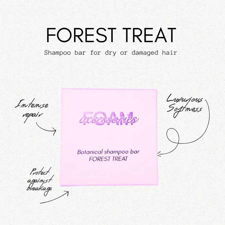 Schampokaka för torrt och slitet hår- Forest Treat Shampoo bar