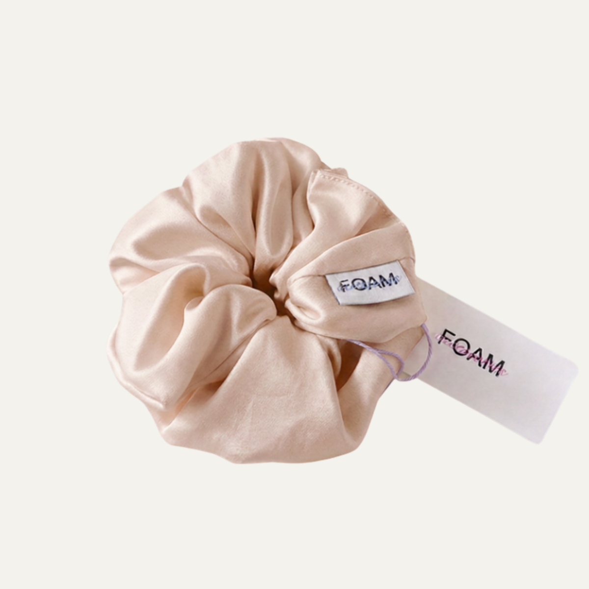 FOAM Silk scrunchie
