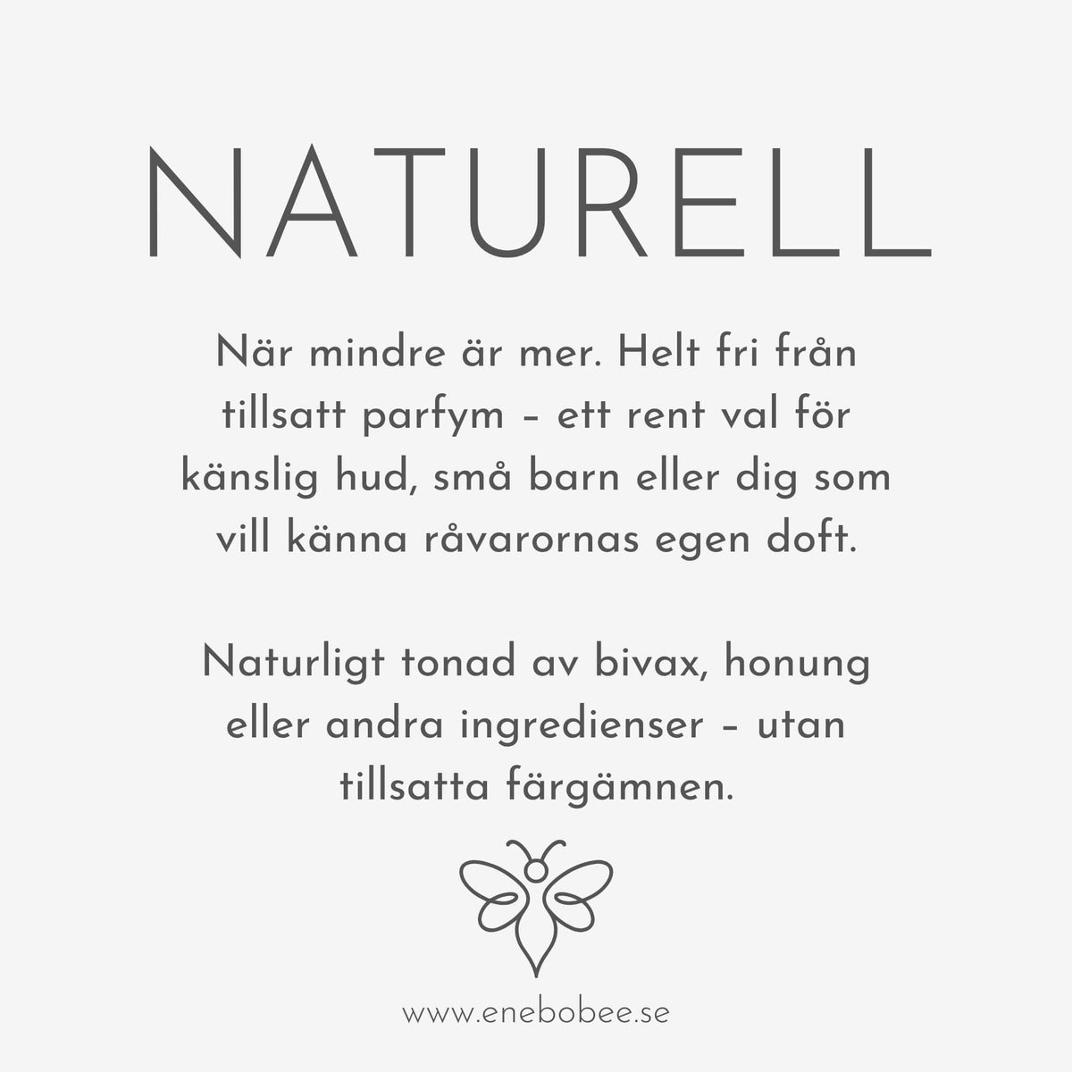 Lotion Bar – Naturell